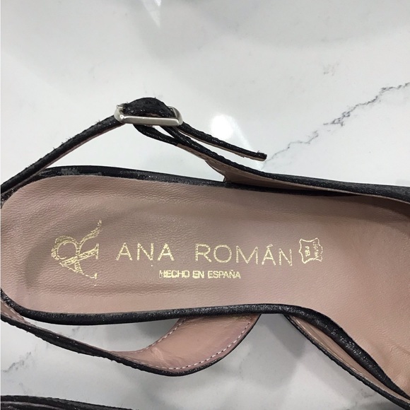 Ana Roman sling back heels. - Picture 4 of 5